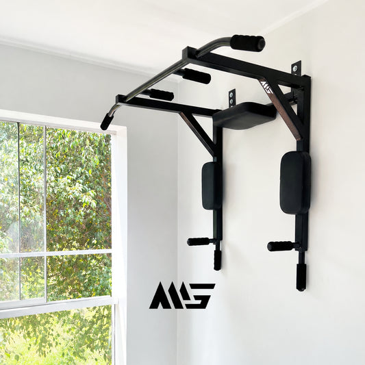 Barra Multifuncional 2.0 MiniGym instalada en pared de departamento en Lima
