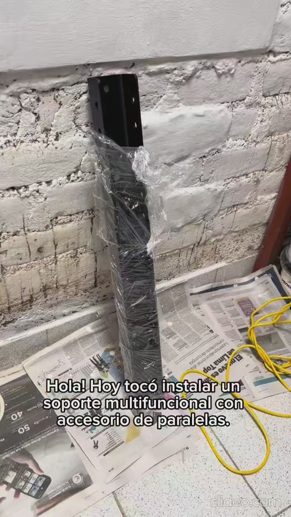 Cargar video: Barra para dominadas